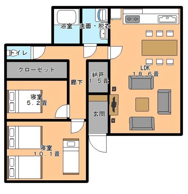 Willa ガナダン中央駅 3F 無料駐車場 Kagoshima Zewnętrze zdjęcie
